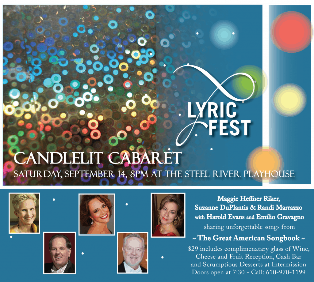 Poster for Lyric Fest at Steel River Playhouse